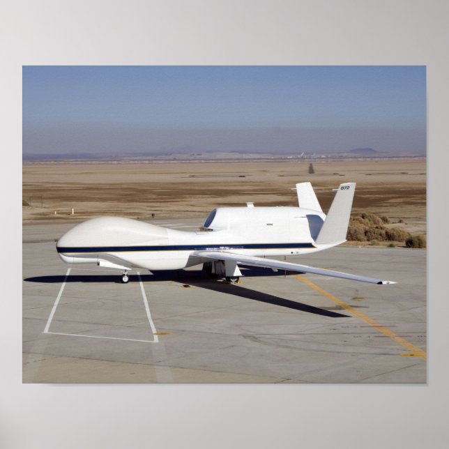Póster The Global Hawk unmanned aircraft (Frente)