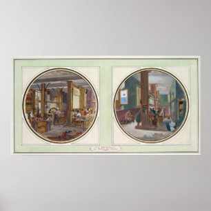 Póster The Gobelins Workshop, 1840