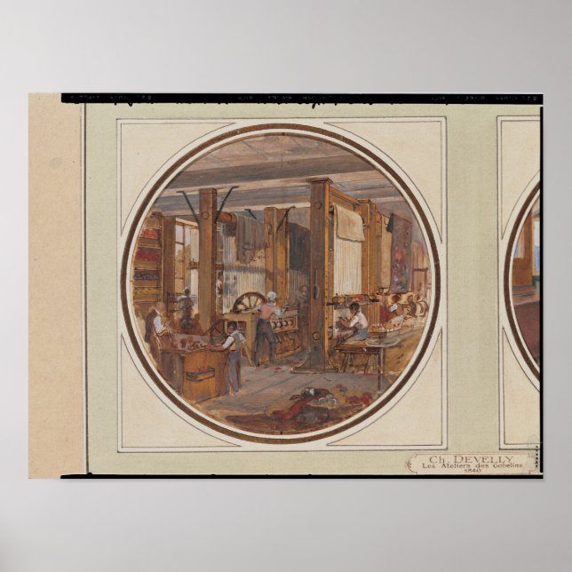 Póster The Gobelins Workshop, 1840 (Frente)