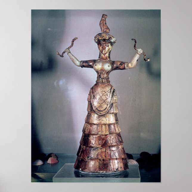 Póster The Goddess of the Serpents (Frente)