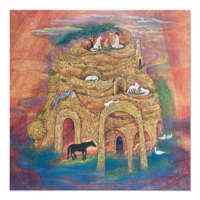 Póster The Golden Labyrinth of Animal Paradise (Anverso)