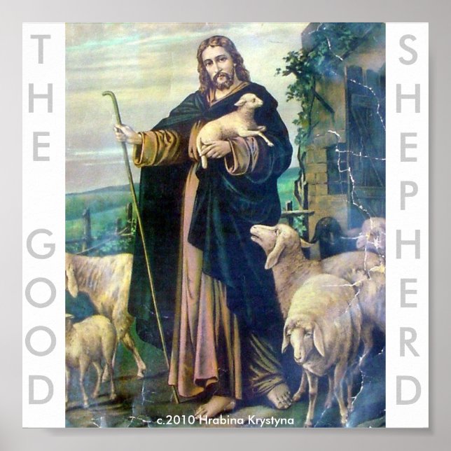 PÓSTER THE GOOD SHEPHERD....OUR LORD JESUS (Frente)