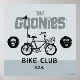 Póster The Goonies Bike Club U.S.A.