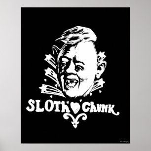 Póster The Goonies "Sloth ♥ Chunk"