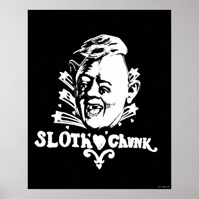 Póster The Goonies "Sloth ♥ Chunk" (Frente)