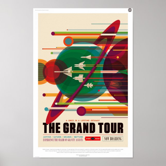 Póster The Grand Tour of Space (Frente)