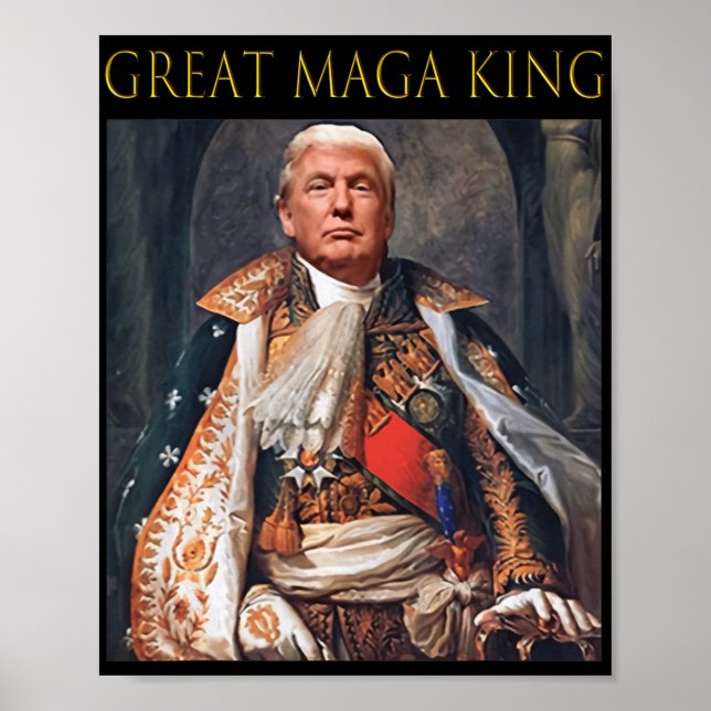 Póster The Great Maga King Fun Trump Ultra Maga King  (Frente)