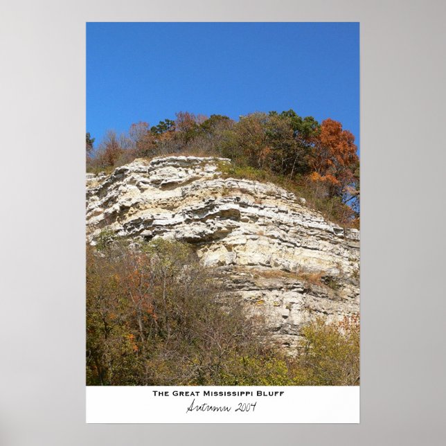 PÓSTER THE GREAT MISSISSIPPI RIVER BLUFF (Frente)