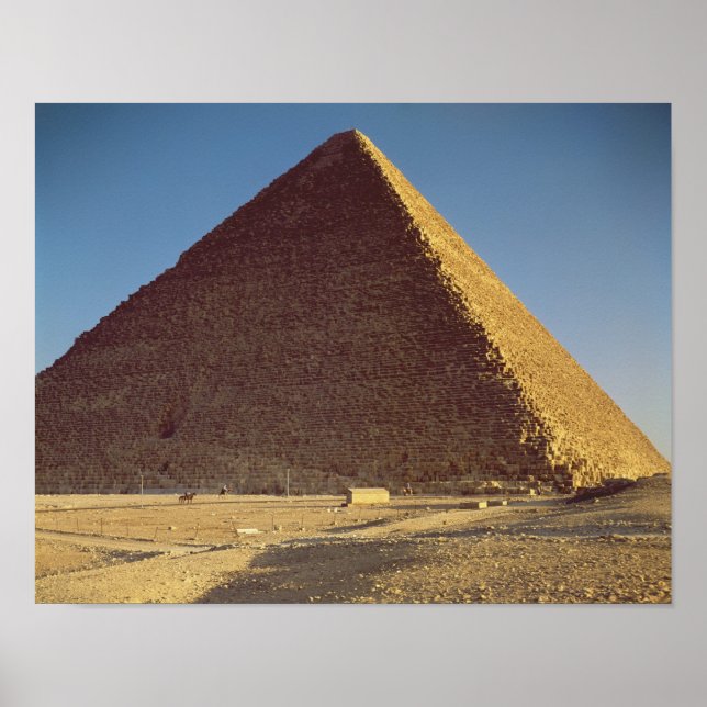 Póster The Great Pyramid of Khufu  Old Kingdom (Frente)
