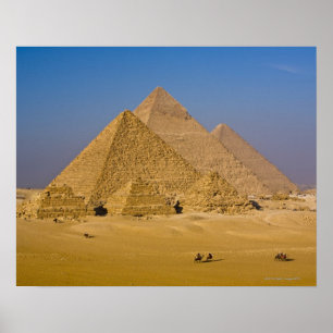 Póster The Great Pyramids of Giza, Egypt