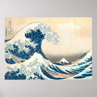 Póster The Great Wave Off of Kanagawa
