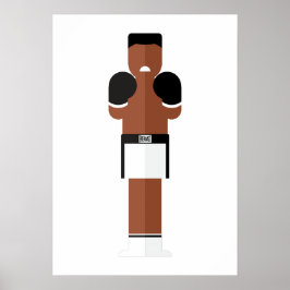 Póster The Greatest – Boxing Legend Art Print