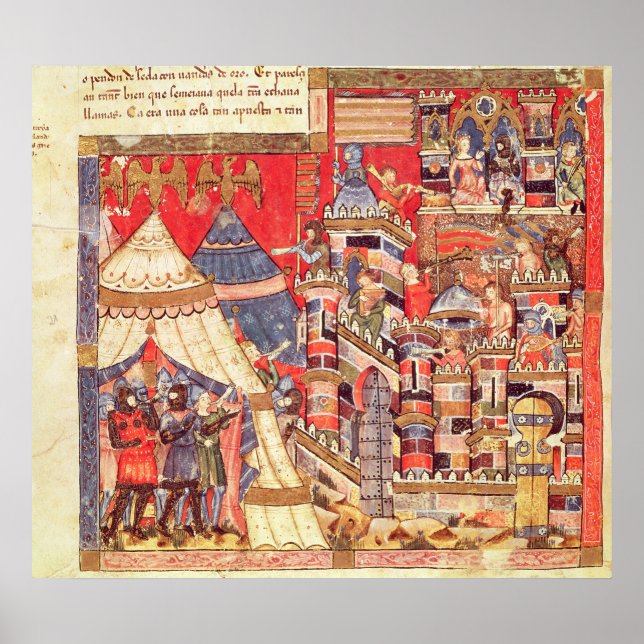 Póster The Greek Camp and the City of Troy (Frente)