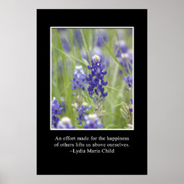 Póster The happiness of others lifts us above ourselves