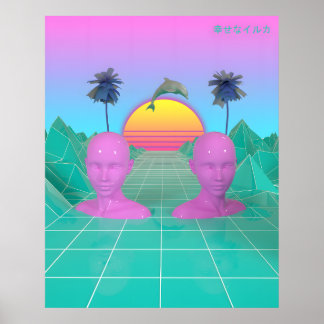 Póster The Happy Dolphin