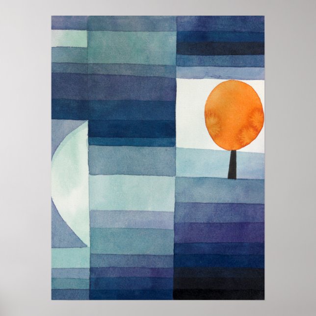 Póster The Harbinger of Autumn (1922) by Paul Klee (Frente)