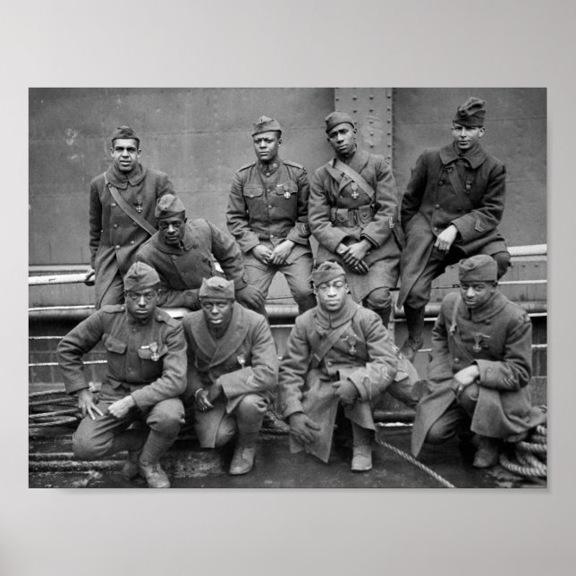 Póster The Harlem Hellfighters - WW1 1919 (Frente)