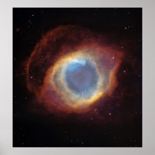 Póster The Helix Nebula: a Gaseous Envelope Expelled By a
