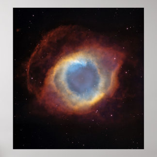 Póster The Helix Nebula: a Gaseous Envelope Expelled By a