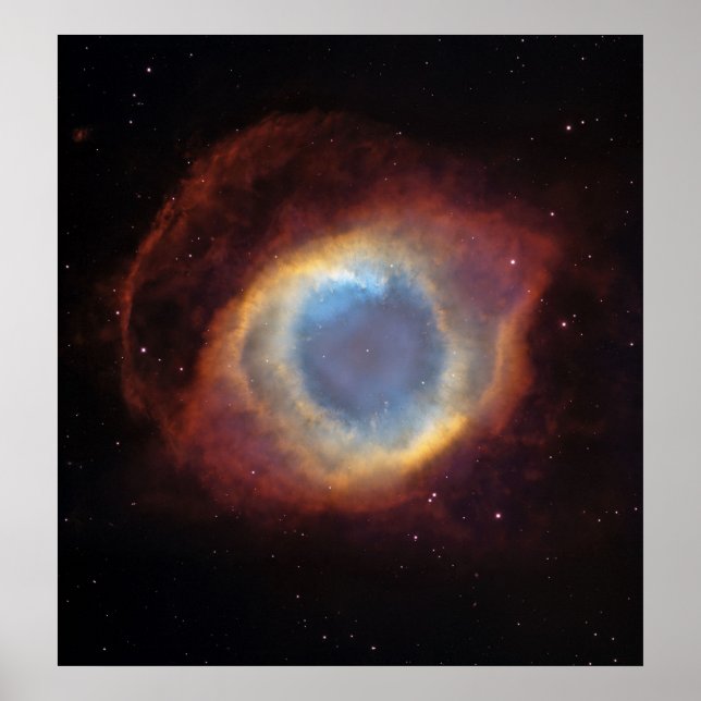 Póster The Helix Nebula: a Gaseous Envelope Expelled By a (Frente)