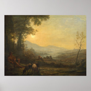 Póster The Herdsman - Claude Lorrain Fine Art