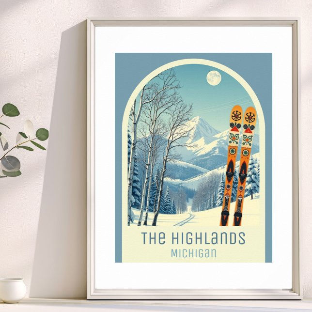 Póster The Highlands Michigan ski resort  Poster (Subido por el creador)
