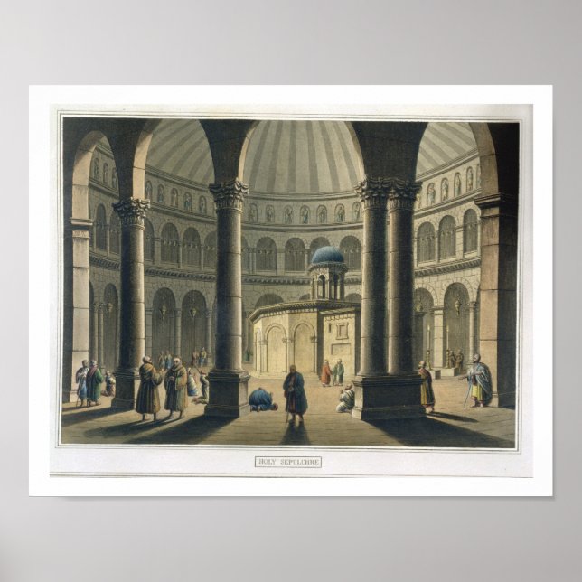 Póster The Holy Sepulcher, pub. por William Watts, 1806 ( (Frente)