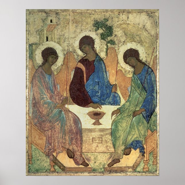 Póster The Holy Trinity, 1420s (tempera on panel) (Frente)