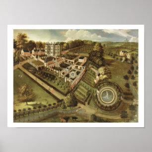 Póster The House and Garden of Llanerch Hall, Denbighshir