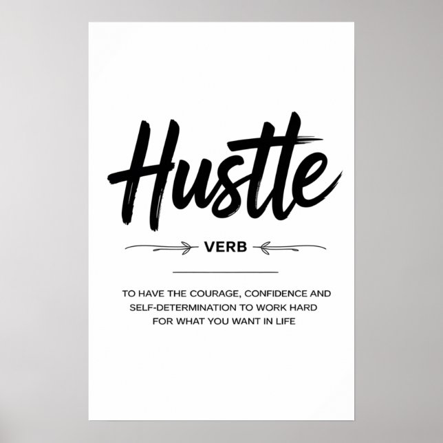 Póster The Hustle Mindset (Frente)