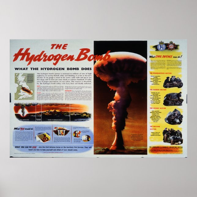 Póster The Hydrogen Bomb (Frente)