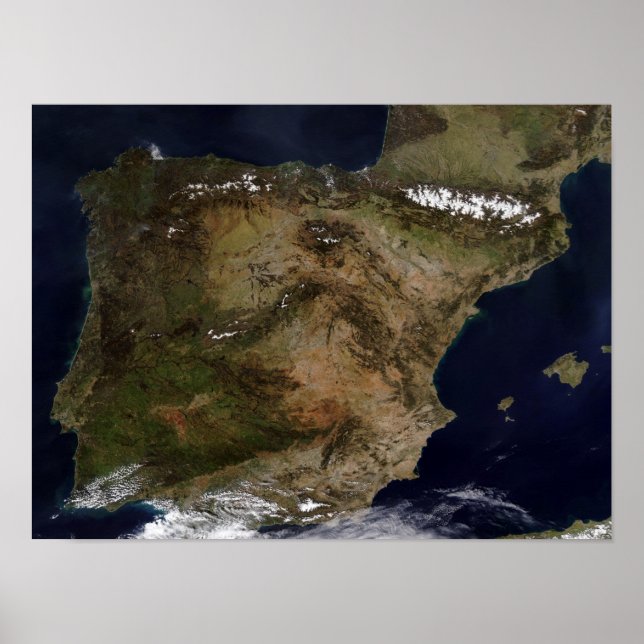 Póster The Iberian Peninsula (Frente)