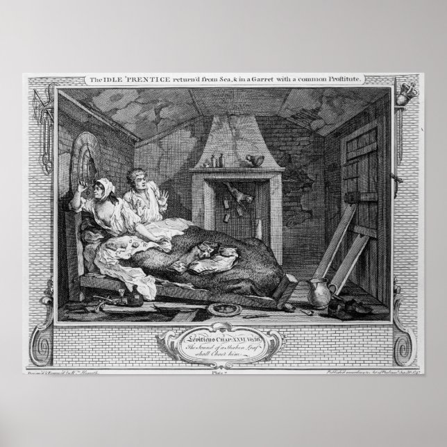 Póster The Idle 'Prentice Returned from Sea (Frente)