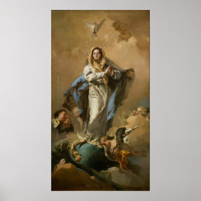 Póster The Immaculate Conception by Giovanni B. Tiepolo (Frente)