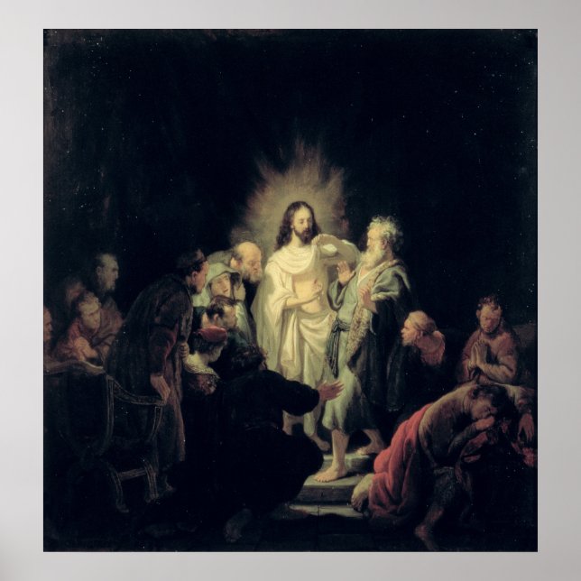 Póster The Incredulity of St. Thomas (Frente)