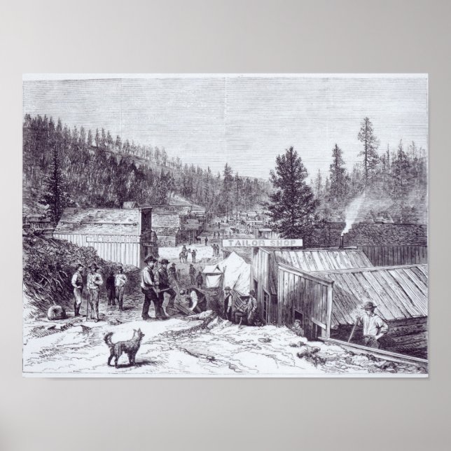 Póster The Indian War, Deadwood City (Frente)