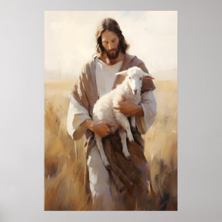 Póster The Journey Home The Good Shepherd Bible Art Chris
