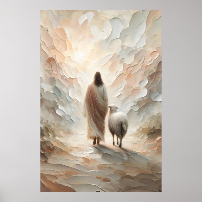 Póster The Journey Home The Good Shepherd Jesus Easter (Frente)
