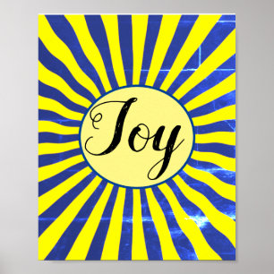 Póster The Joy of the Lord Fruit of the Spirit Sun Rays