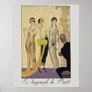 Póster The Judgement of Paris, 1920-30 (pochoir print)