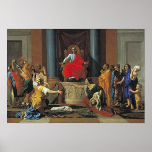 Póster The Judgement of Solomon, 1649