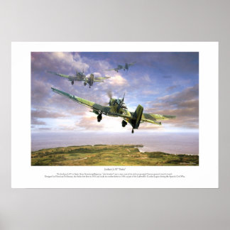 Póster The Junkers Ju 87 " Stuka "