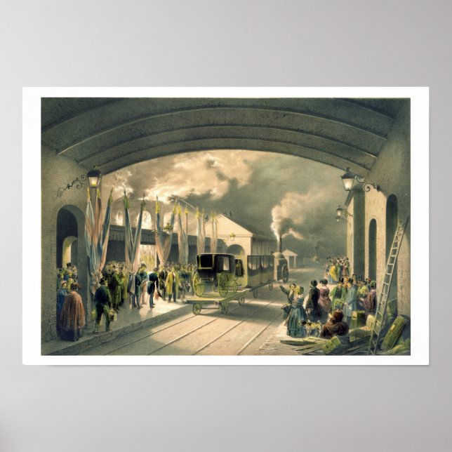 Póster The King at New Cross Station (litho) (Frente)