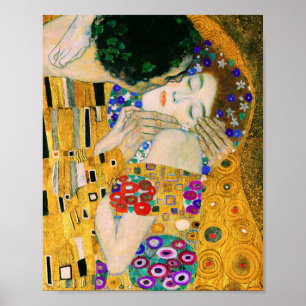 Póster The Kiss by Gustav Klimt
