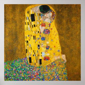 Póster The Kiss by Gustav Klimt