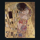 Póster The Kiss Detail - Gustav Klimt<br><div class="desc">Famous romantic painting by Gustav Klimt. The Kiss is a beautiful masterpiece for true lovers of great art. This is a wonderful detail of this classic painting.</div>