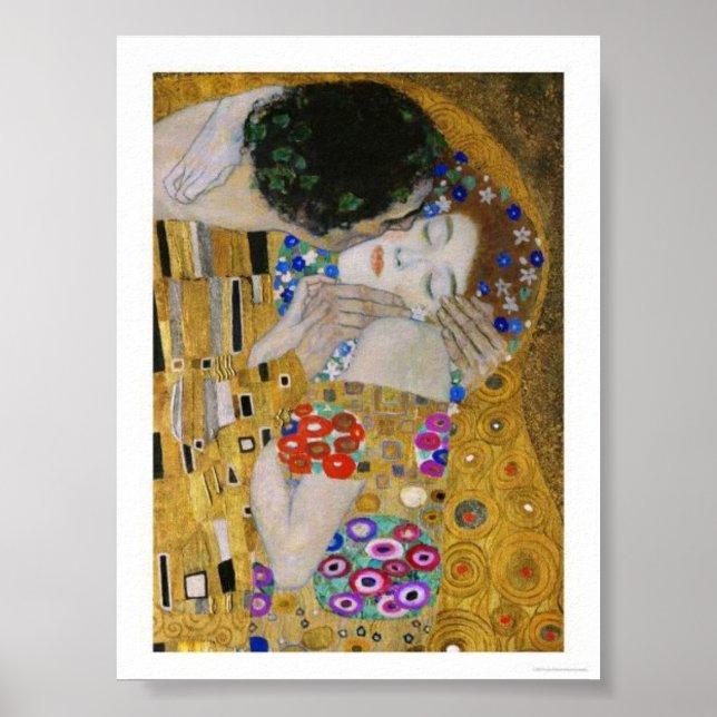 PÓSTER THE KISS KLIMT FINE ART POSTER (Frente)