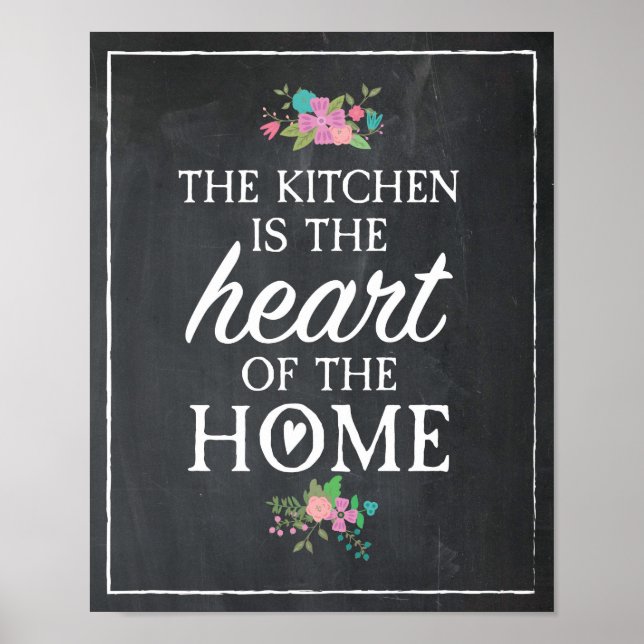 Póster The Kitchen Is the Heart Of the Home Poster (Frente)