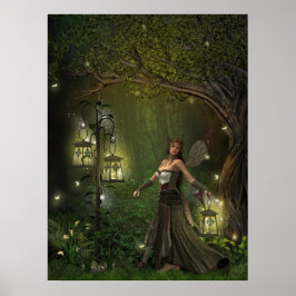 Póster The Lady of the Lanterns Print