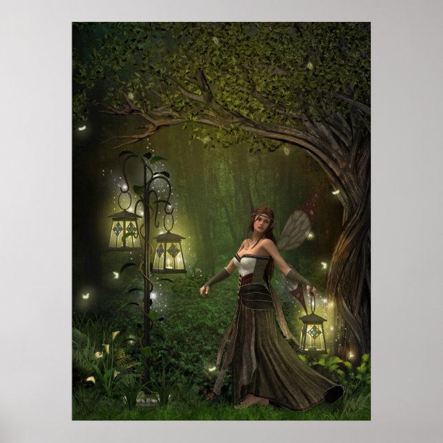 Póster The Lady of the Lanterns Print (Frente)